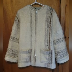 Martine Gruber 100% wool silk lined jacket size medium